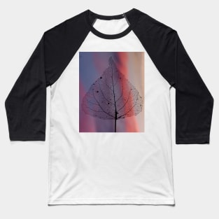 Leaf Skeleton Baseball T-Shirt